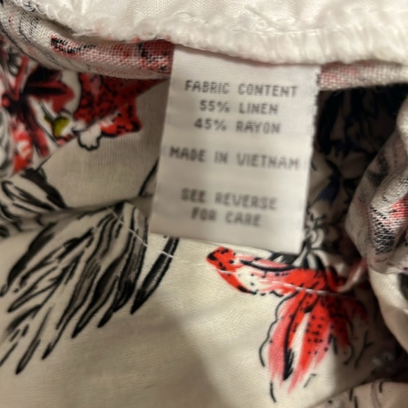 Cali 1850 Los Angeles Linen Shorts with Matching Belt/ Elastic Waist & Pockets - Picture 7 of 7